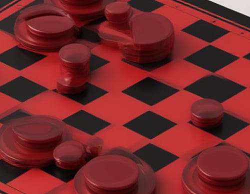 Classic Checkers Game